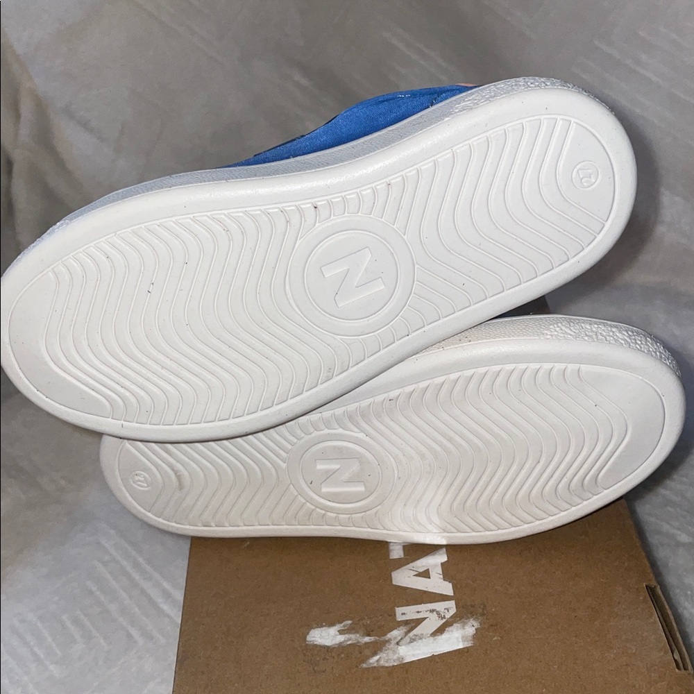 NWT NATURINO PINN Sneaker in Azure-White-Orange - Picture 12 of 13